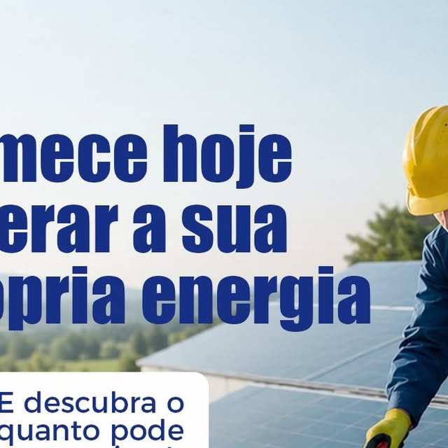 Técnico da Solares Premium instalando painéis solares em telhado
